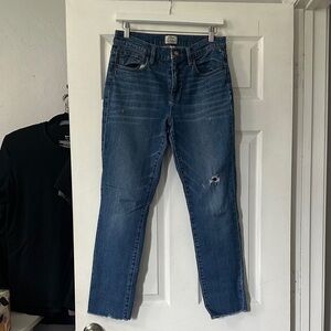 J. Crew Classic Blue Straight Leg Jeans